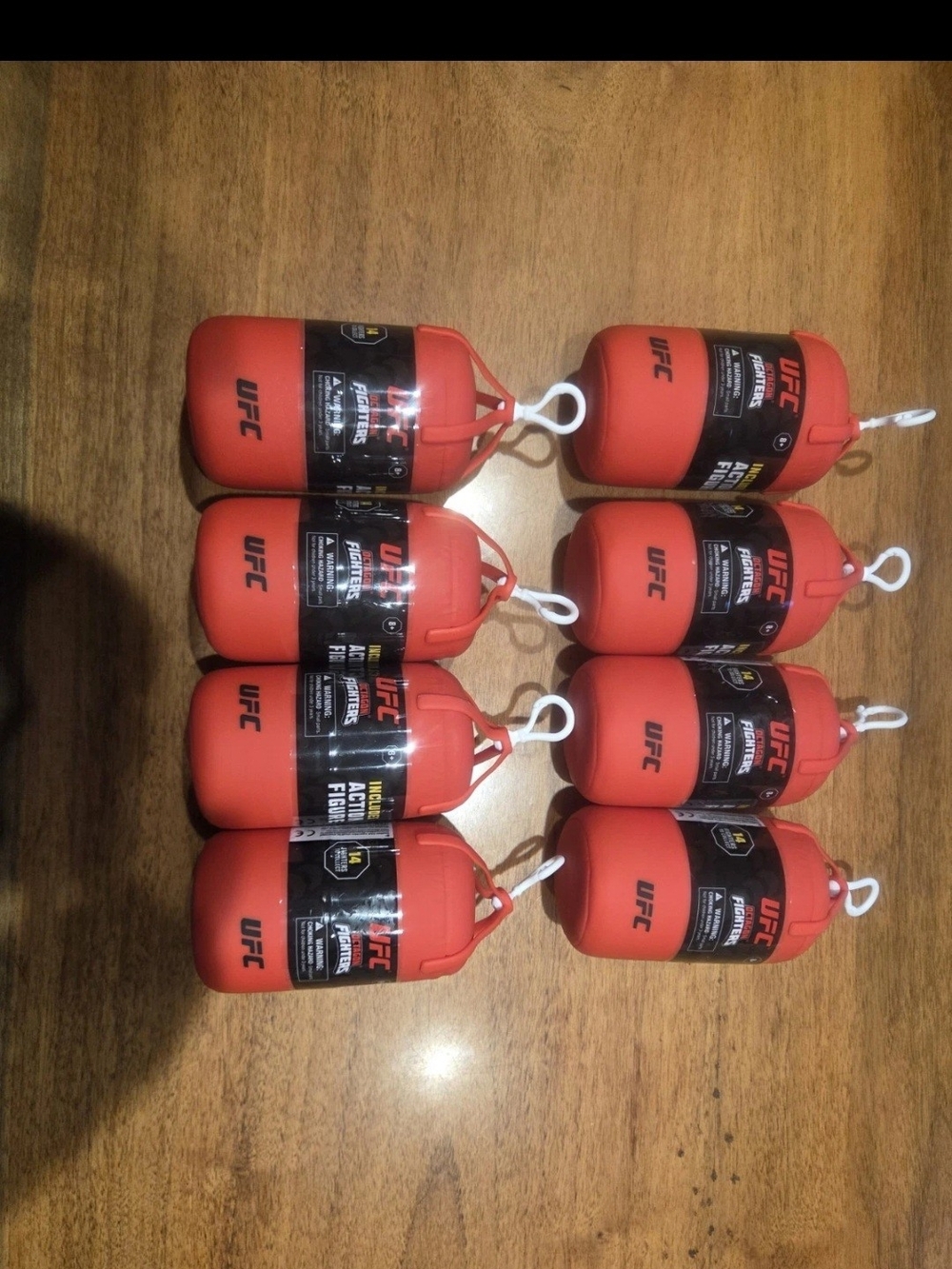 Lot (8) x UFC Octagon Fighters Action Figure Surprise Capsules